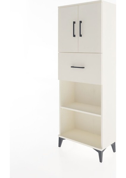 Arges Dolap 3 Raflı Tek Çekmeceli 2 Kapaklı 60X30X163 Aytaşı-Aytaşı modelleri