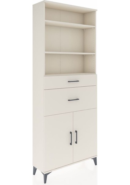 Arges Dolap 4 Raflı 2 Çekmeceli 2 Kapaklı 88X30X221 Aytaşı-Aytaşı fiyatları