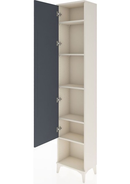 Arges Dolap 5 Raflı Tek Kapaklı 44X30X221 Aytaşı-Antrasit fırsatları