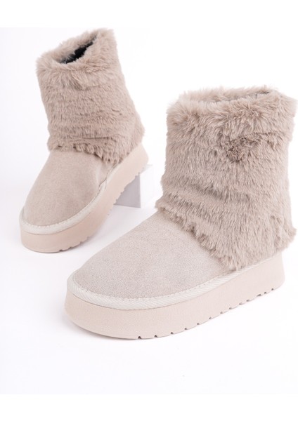 Cozy Kürklü Kalın Taban Çocuk Kışlık Mini Bot fiyatları