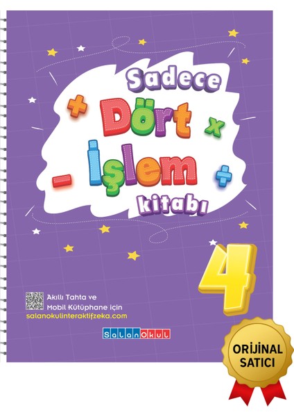 Resmi ve Orijinal Satıcı 4. Sınıf Dört İşlem Kitabı