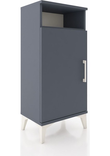 Arges Komodin 3 Raflı Tek Kapaklı 44X30X96 Antrasit-Antrasit fiyatları