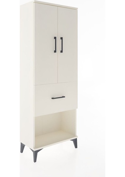 Arges Dolap 3 Raflı Tek Çekmeceli 2 Kapaklı 60X30X163 Aytaşı-Aytaşı fiyatları