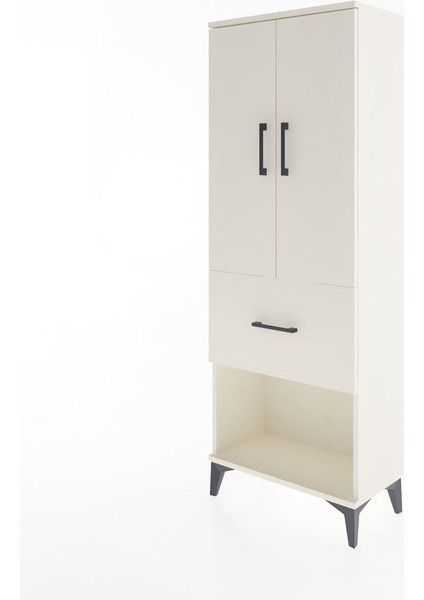 Arges Dolap 3 Raflı Tek Çekmeceli 2 Kapaklı 60X30X163 Aytaşı-Aytaşı modelleri