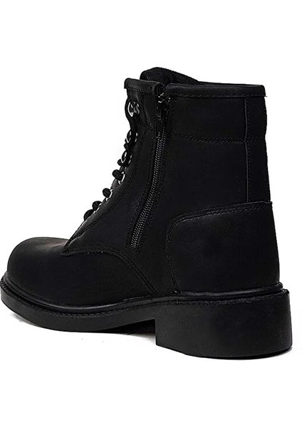 Darkworld Harley Modeli Kışlık Kauçuk Taban Bot Unisex Postal Bot Siyah modelleri