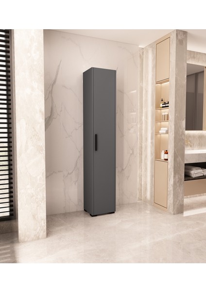 Bella Çok Amaçlı Banyo Dolabı | Antrasit - Antrasit modelleri