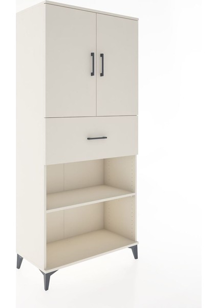 Hyperion Dolap 4 Raflı Tek Çekmeceli 2 Kapaklı 88X44X195 Aytaşı-Aytaşı fiyatları