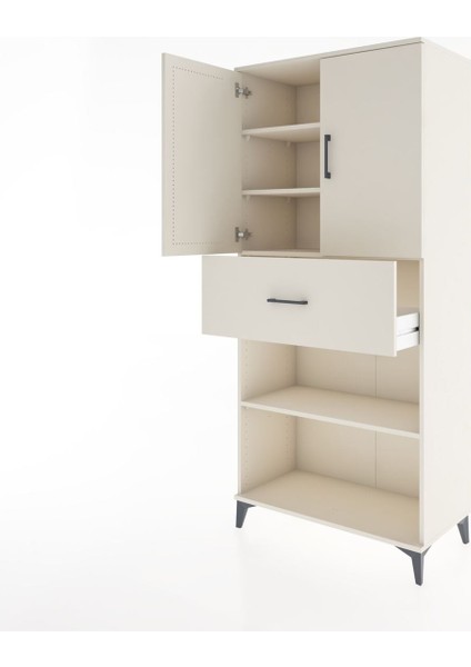 Hyperion Dolap 4 Raflı Tek Çekmeceli 2 Kapaklı 88X44X195 Aytaşı-Aytaşı fırsatları