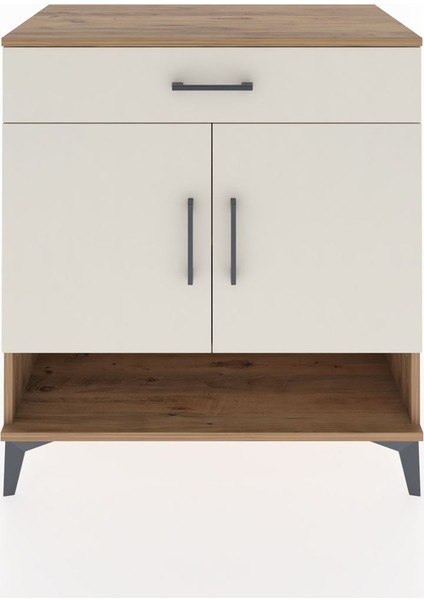 Hyperion Şifonyer 2 Raflı Tek Çekmeceli 2 Kapaklı 88X44X96 Çam-Aytaşı