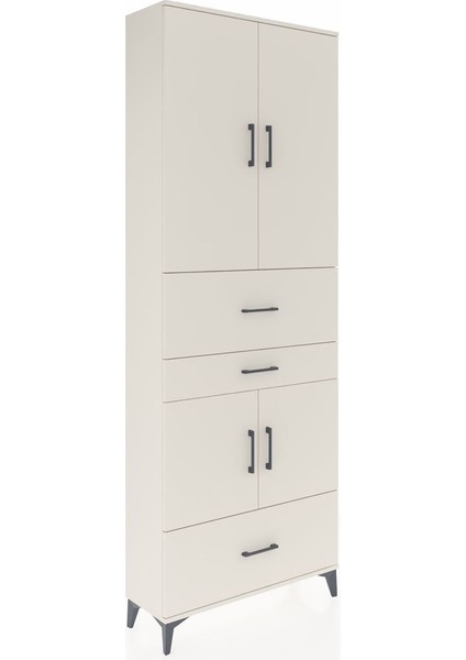 Arges Dolap 4 Raflı 3 Çekmeceli 4 Kapaklı 88X30X243 Aytaşı-Aytaşı fiyatları