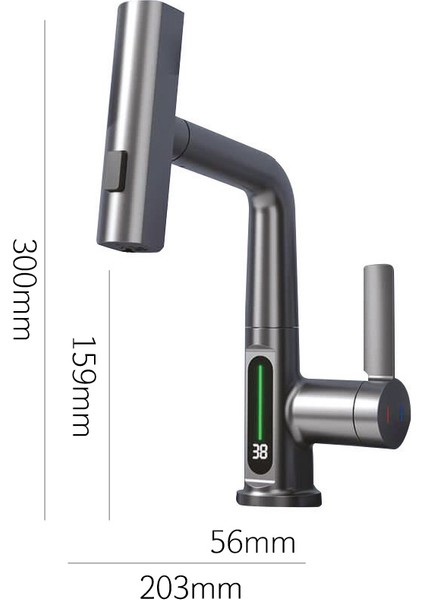 LED Göstergeli Lavabo Bataryası modelleri