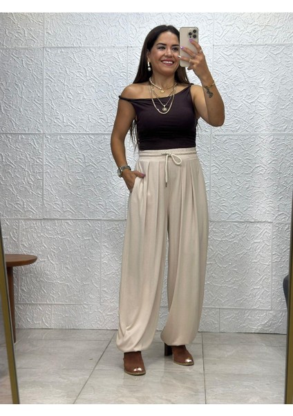 Krem Şalvar Pantolon fırsatları