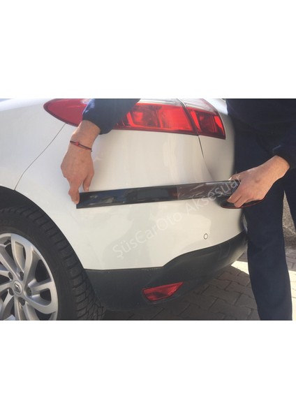 5d Tampon Bagaj Kapı Eşiği Koruyucu Şerit Eşik Bandı Piano Black