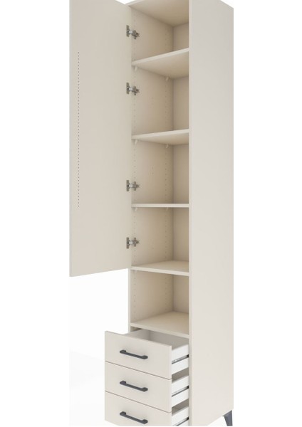 Hyperion Dolap 5 Raflı 3 Çekmeceli Tek Kapaklı 44X44X243 Aytaşı-Aytaşı indirimleri