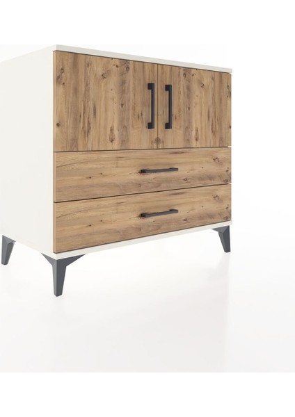 Hyperion Şifonyer 2 Raflı 2 Çekmeceli 2 Kapaklı 88X44X80 Aytaşı-Çam fiyatları