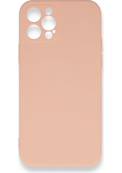 iPhone 12 Pro Max Içi Kadife Kaplı Esnek Silikon Kapak Ryc/ Nano Lansman