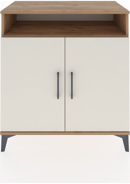 Hyperion Şifonyer Tek Raflı 2 Kapaklı 88X44X96 Çam-Aytaşı