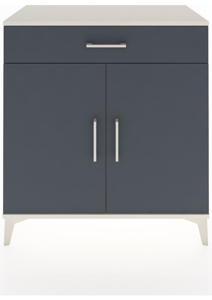 Hyperion Şifonyer Tek Çekmeceli 2 Kapaklı 88X44X96 Aytaşı-Antrasit