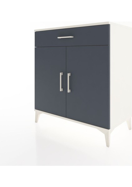 Hyperion Şifonyer Tek Çekmeceli 2 Kapaklı 88X44X96 Aytaşı-Antrasit modelleri