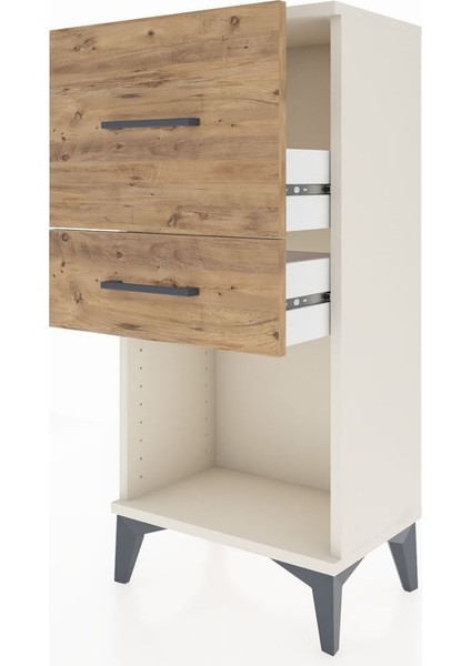 Arges Komodin 2 Çekmeceli 44X30X96 Aytaşı-Çam fırsatları