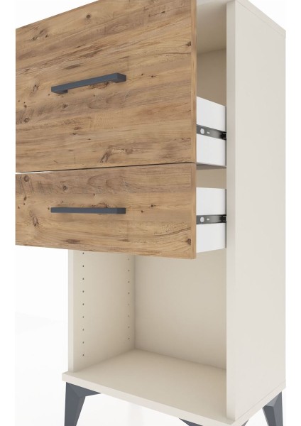 Arges Komodin 2 Çekmeceli 44X30X96 Aytaşı-Çam indirimleri