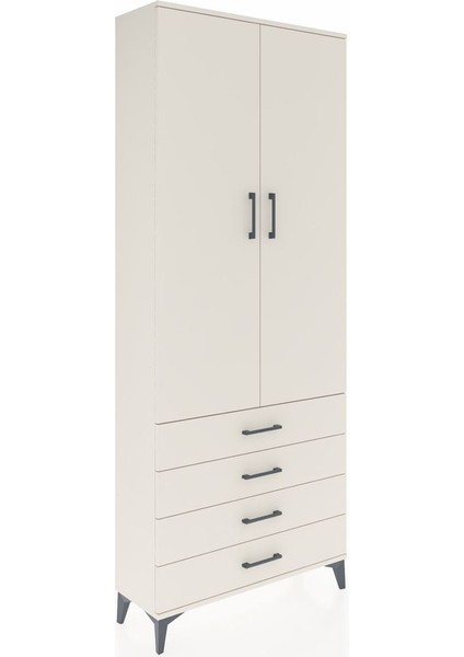 Arges Dolap 3 Raflı 4 Çekmeceli 2 Kapaklı 88X30X221 Aytaşı-Aytaşı fiyatları