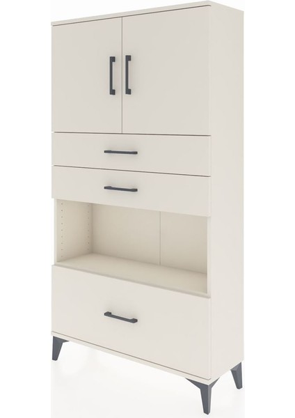 Arges Dolap 3 Raflı 3 Çekmeceli 2 Kapaklı 88X30X163 Aytaşı-Aytaşı modelleri