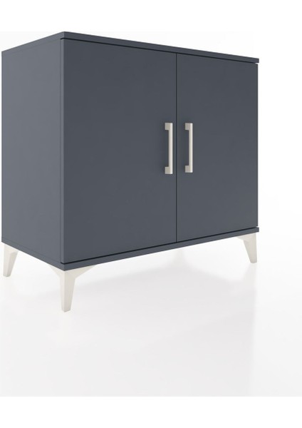 Hyperion Şifonyer Tek Raflı 2 Kapaklı 88X44X80 Antrasit-Antrasit fiyatları