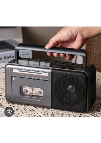 PX-680BT Fm Radyo-Usb-Mp3 Player Bluetoothlu Kaset Çalar Teyp Gri modelleri