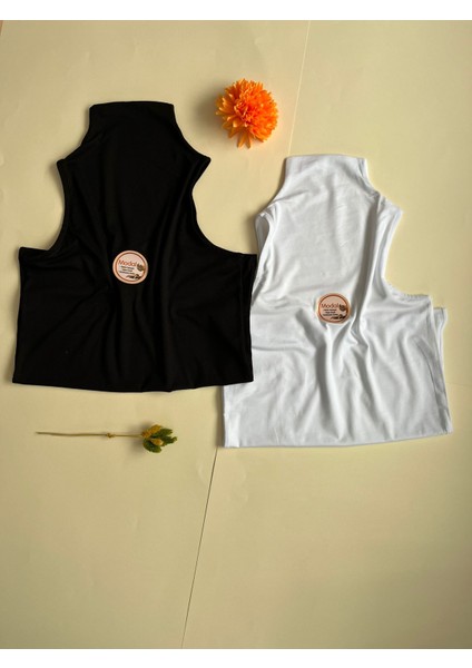 Kadın Body-Atlet Balıkçı Yaka Siyah Renk Kurtarıcı Parça Pamuklu modelleri