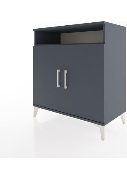 Hyperion Şifonyer 3 Raflı 2 Kapaklı 88X44X96 Antrasit-Antrasit modelleri