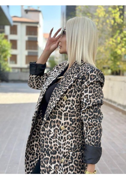 99484 Leopar Yün Efekti Kaban Leo fiyatları