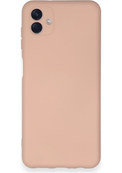 Samsung Galaxy A04E Içi Kadife Kaplı Esnek Silikon Kapak Ryc/ Nano Lansman