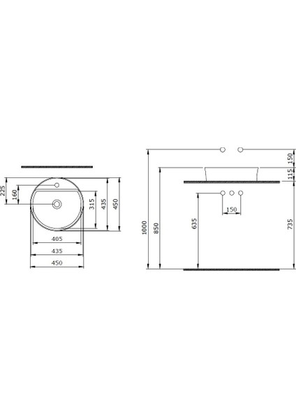 Bocchi Sottile Slimline 45 cm Batarya Banklı Beyaz Lavabo 1599-061-0126 fiyatları