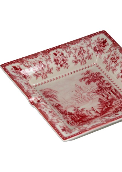 Lucky Art Florantine Kül Tablasi 18CM Kirmizi fiyatları