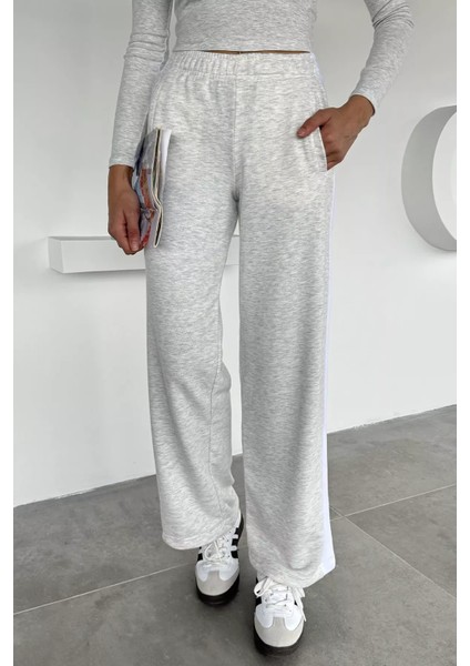 Kadın Bel Lastikli Yan Şerit Detaylı Eşofman Altı P-00018622 fiyatları