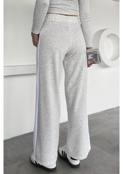 Kadın Bel Lastikli Yan Şerit Detaylı Eşofman Altı P-00018622 fırsatları