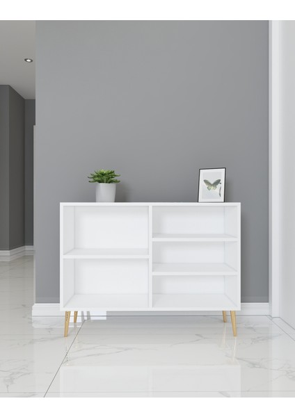 Inci Çok Amaçlı Konsol Dolap | Beyaz - Beyaz modelleri