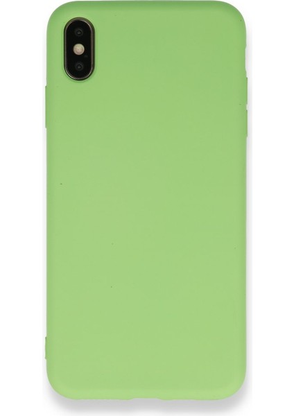 iPhone Xs Max Içi Kadife Kaplı Esnek Silikon Kapak Ryc/ Nano Lansman