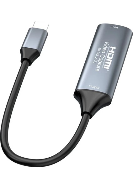 4K USB C 2.0 Type-C Video Capture Görüntü Yakalama Adaptörü USB 4K 30Hz Akış Öğretim Video Konferans Veya Canlı Yayın Için Oyun Yakalama Kartı (Hdmı Aktarma Için Kullanılmaz) fırsatları