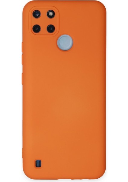 Realme C21Y Içi Kadife Kaplı Esnek Silikon Kapak Ryc/ Nano Lansman
