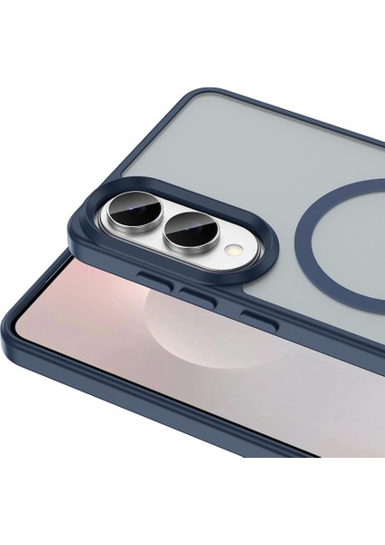 Samsung Galaxy S25 Edge Için Magsafe ile Uyumlu Kılıf Mat Yüzey Sio Kapak modelleri