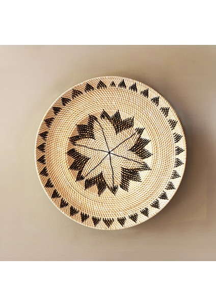 Mylamp Manau Elegance Rattan Duvar Tabağı 60X5 cm