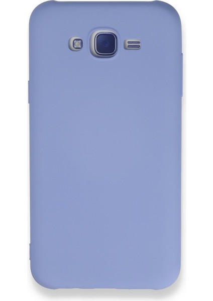 Samsung Galaxy J7 Kılıf Içi Kadife Kaplı Nano Silikon Kapak - Lila
