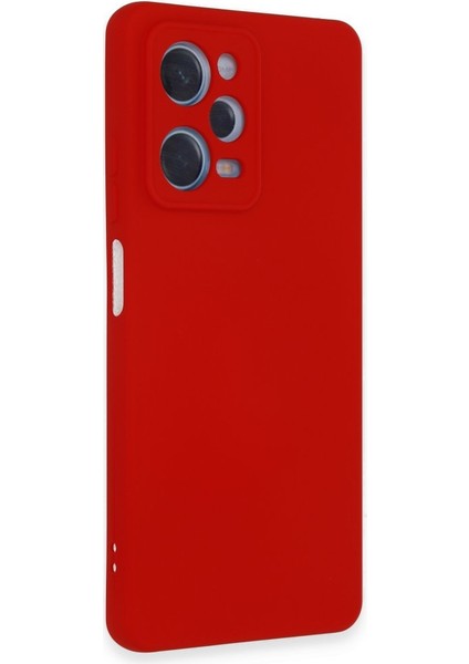 Poco X5 5g Kılıf Içi Kadife Kaplı Nano Silikon Kapak - Kırmızı