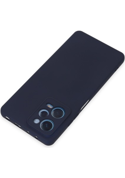 Poco X5 5g Kılıf Içi Kadife Kaplı Nano Silikon Kapak - Lacivert