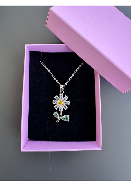 Papatya Kolye Çelik modelleri