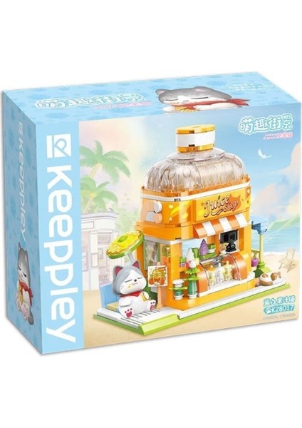 KP28017 Keeppley Kitten Juice Shop Blok Seti 315 Parça -Vagonlife