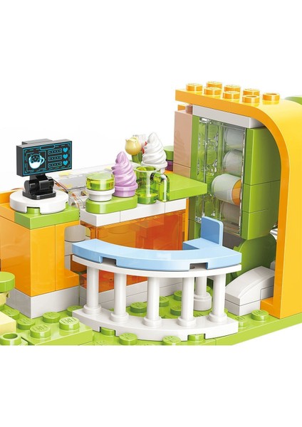 KP28017 Keeppley Kitten Juice Shop Blok Seti 315 Parça -Vagonlife