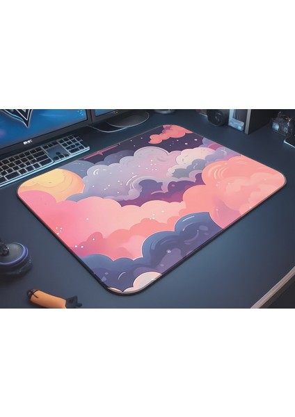 Colorful Clouds Mousepad – Xxl Gaming Oyuncu Mouse Pad Masa Matı fiyatları